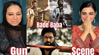 KGF 2 Police Station Badi Maa Gun Scene 😱🔥  Pakistani Reaction kgf kgf2 yash rockybhai [upl. by Etty]