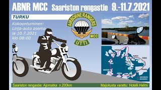 ABNR MCC Saariston rengastie moottoripyörällä 2021 [upl. by Aynatan784]