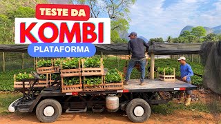 Teste da kombi PLATAFORMA 2400 kg [upl. by Htidra]