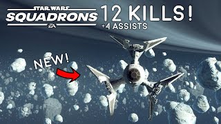 New TIE Defender 12 Kills Gameplay  Star Wars Squadrons [upl. by Felske536]