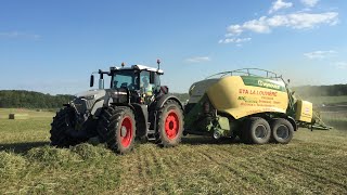 Luzerne 2020 ☘️ Premières bottes pour la nouvelle KRONE HDPII de lETA La Louvière  FENDT 942 ⚫️🔴 [upl. by Alesig]