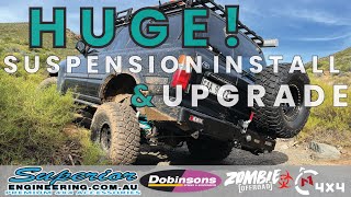 HUGE Rear Suspension Upgrade How ToDIY  Best Setup 80 Series LandCruiser Superior Engineering 3quot [upl. by Akeyla]