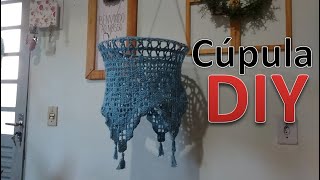 Cúpula de Abajour DIY  Estrutura para cúpula de Crochê [upl. by Katusha]