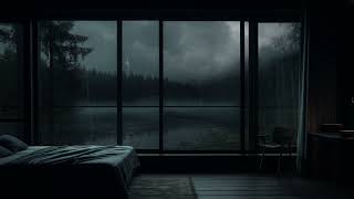 Natural Sounds for Good Sleep on Rainy Days  Gentle Relaxation And Meditation With Heavy Rain [upl. by Chemesh]