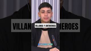 VILLANOS Y ANTIHEROES streaming podcast anime series peliculas youtubeshorts viralvideo fyp [upl. by Kalk]