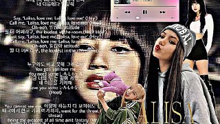 Lalisa lyrics 💗✨🎀🎤 [upl. by Lahsram]