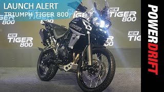 2018 Triumph Tiger 800  All variants in India explained  PowerDrift [upl. by Diaz]