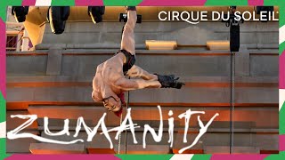 Zumanity Outdoor Performance in Vegas 2015  Cirque du Soleil [upl. by Pitarys]