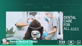 Dental Medical Center  After Effects Template [upl. by Anthiathia]