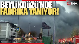 Beylikdüzünde 5 Saattir Devam Eden Yangın Söndürülemedi [upl. by Annahsit]