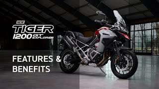 2024 Triumph Tiger 1200 GT Explorer  Features and Benefits [upl. by Ronal493]