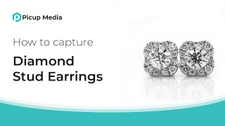 Capturing Diamond Stud Earrings Using a Smartphone and the GemLightbox  Stud Earring Photography [upl. by Orips]