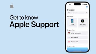 Get to know the Apple Support app for iPhone and iPad  Apple Support [upl. by Ciprian446]