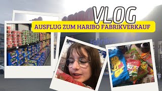 Ausflug zum Haribo Fabrikverkauf  Vlog  Alltag  Gummibärchen  Süßigkeitenfabrik  Veggie  Vegan [upl. by Anahpets]