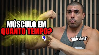 Quanto tempo um iniciante demora para ver definição muscular [upl. by Hardan]