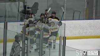 GOJHL Showcase  London Nationals vs KitchenerWaterloo Siskins [upl. by Rae]