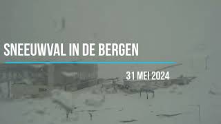 Sneeuwval in de bergen 31 mei 2024 [upl. by Leynwad471]