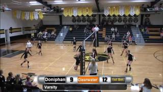 Doniphan vs Clearwater Volleyball [upl. by Katherina]