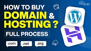 How to Buy a Domain amp Hosting for Website  StepbyStep Process [upl. by Cottle535]