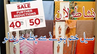 nishat sale today Flat 50 40 Off Summer amp winter sale 2024 [upl. by Epillihp987]