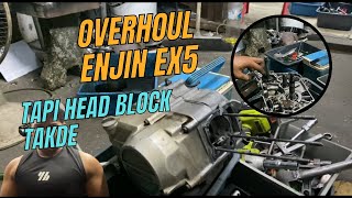 OVERHOUL ENJIN HONDA EX5  ENJIN EX5 CUST DARI KL TUTORIAL OVERHOUL ENJIN [upl. by Elay]