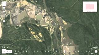 Oilsands north of Fort McMurray TimeLapse [upl. by Stanhope]