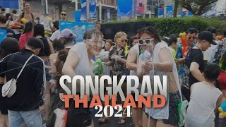 Songkran Festival 2024  Central World Bangkok [upl. by Heigl430]