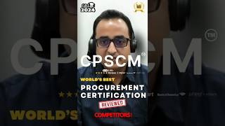 CPSCM Worlds Best Procurement Certification 2024 Graduates procurement sourcing cpscm cips [upl. by Stevenson]