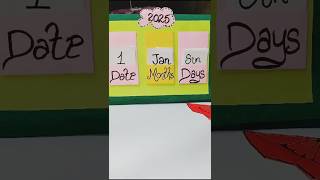 How to make Calendar 🗓️😱 Calendar Ideas newyear shortsviral newyear2025 shortsfeed views art [upl. by Arria]