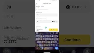 Created Red packet code  binance red packet code kaise banaye binance trending viralvideo [upl. by Alleuqram]