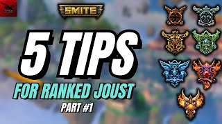 5 Joust Tips Randomly Constructed To Help You Win More Games Part 1  Smite Ranked Joust [upl. by Lamont]