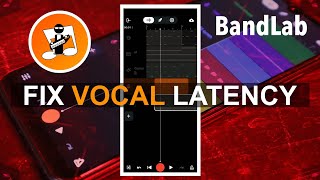 How to fix vocal recording latency in Bandlab [upl. by Yrruc]