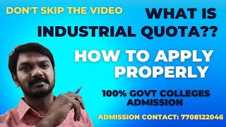 TNAU 2023  INDUSTRIAL QUOTA CLEAR EXPLANATION  FEE STRUCTURE  APPLICATION PROCEDURE DrDK AGRI [upl. by Nitz]