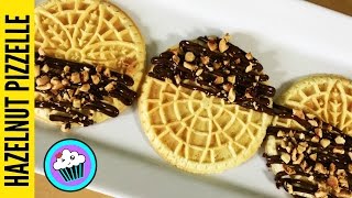 How to make Hazelnut Pizzelle Cookies  25DaysofCookies [upl. by Syramad]