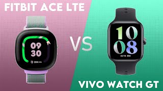 Fitbit Ace LTE vs Vivo Watch GT Comparison [upl. by Lerrud421]