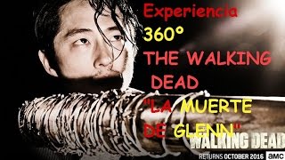 The Walking Dead Experiencia 360ºLa muerte de GlennEspañol latino [upl. by Annelg]