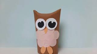 DIY uiltje knutselen🦉 [upl. by Daza]