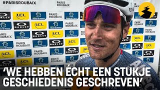 Silvan Dillier Alpecin na ParijsRoubaix 2024 quotWe hebben écht een stukje geschiedenis geschrevenquot [upl. by Missie]