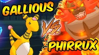 GALLIOUS VS PHIRRUX  LE MATCH FINAL  Pokémon UltraSoleilUltraLune [upl. by Annai]