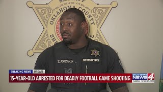 15yearold arrested for deadly football game shooting [upl. by Slyke]