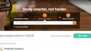 Chegg Study Experience [upl. by Sorci]