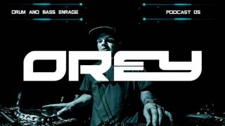 Drum amp Bass  Neurofunk  mixed by Orey Enrage podcast 05 [upl. by Caresse]