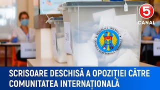 Scrisoare deschisă a opoziției către comunitatea internațională [upl. by Letnuahs]