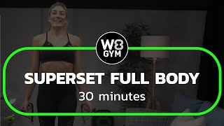 Superset Full Body HIIT Workout [upl. by Eanal]