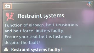 BMW Restraint System Fault Reset How to fix it [upl. by Babbette]