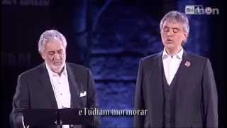 Placido Domingo amp Andrea Bocelli  Pearl Fishers duet [upl. by Llerdnam]