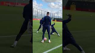 Altay Bayındır first training at Carighton with Onana football manchesterunited [upl. by Ylas]