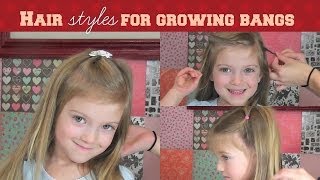 Kid Tip Growing out Bangs hairstyles [upl. by Feltie]