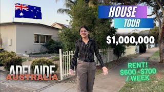 1 Million House Tour Australia  Adelaide South Australia 🇦🇺  International student [upl. by Eerac538]