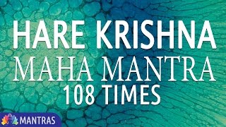 Hare Krishna  Maha Mantra  108 Times [upl. by Ybot]